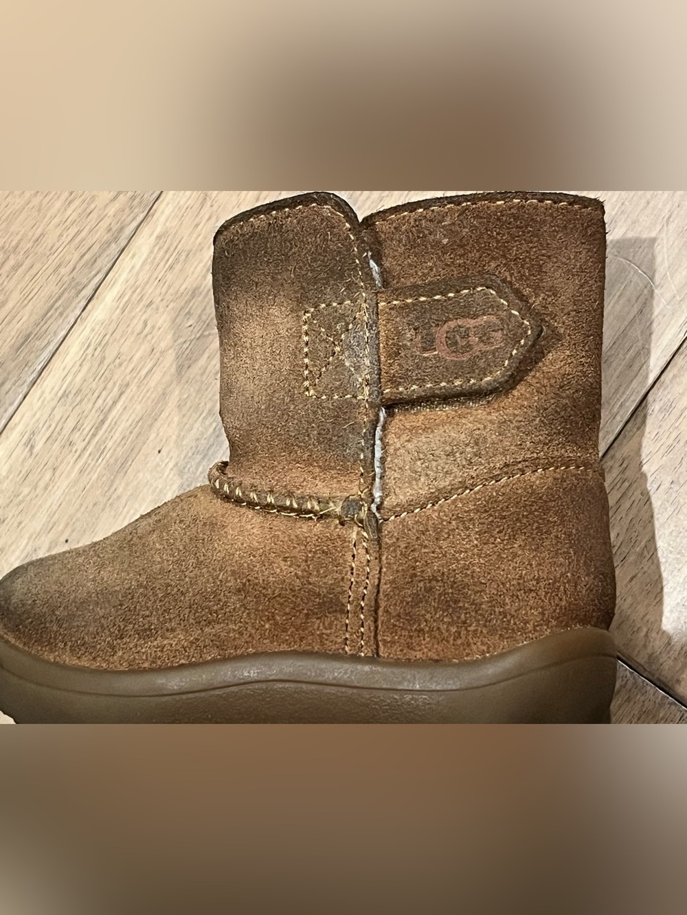 UGG Kids Chestnut Suede Ankle Boot